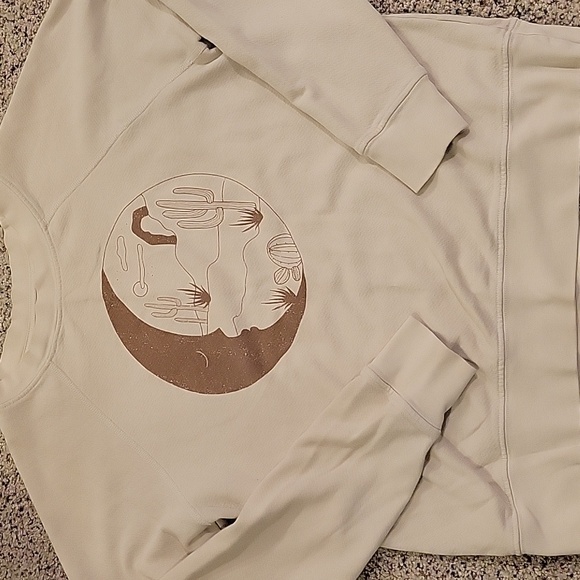 MATE the Label Sweaters - Mate The Label Crewneck Sweater Cream Moon Organic Cotton Small